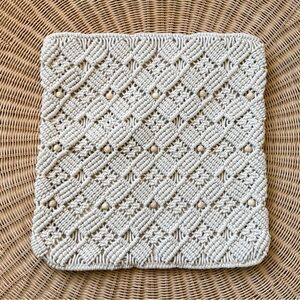 NEW Serena & Lily Tofino Pillow Cover (20” SQ)-Natural